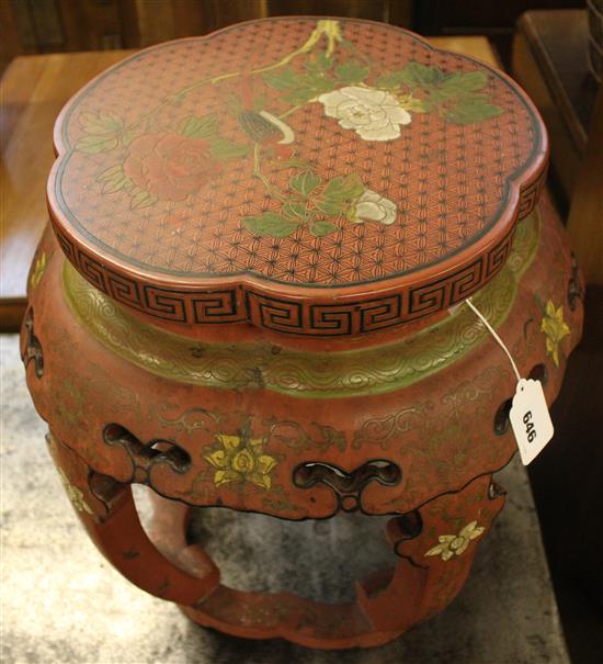 Circular Chinese stand